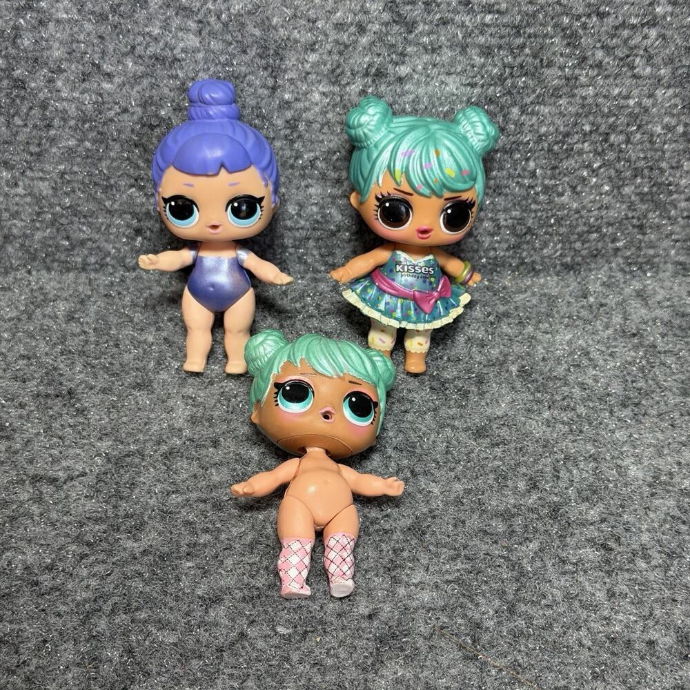 MGA Entertainment L.O.L. Surprise! collectible Mini Dolls Lot Of (3) - 3.5” Tall